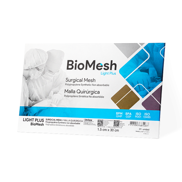 Mallas de Polipropileno Quirúrgica Ligera (BioMesh Light Plus)